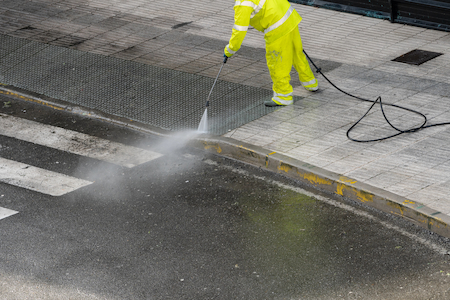 Sidewalk & Curb Cleaning